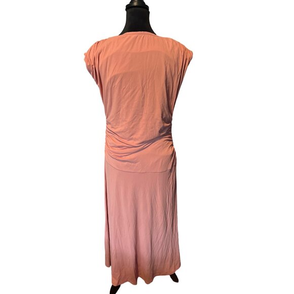OGL Eco-SkinKiss Breezy Cooling Side Ruched Maxi Dress XL NWT - Picture 7 of 8